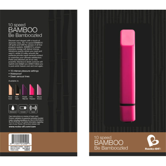 Bamboo - rúzsvibrátor (pink)