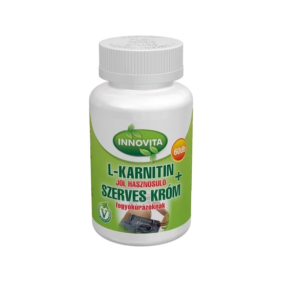 Innovita L-karnitin + Szerves Króm tabletta  (30 db) 