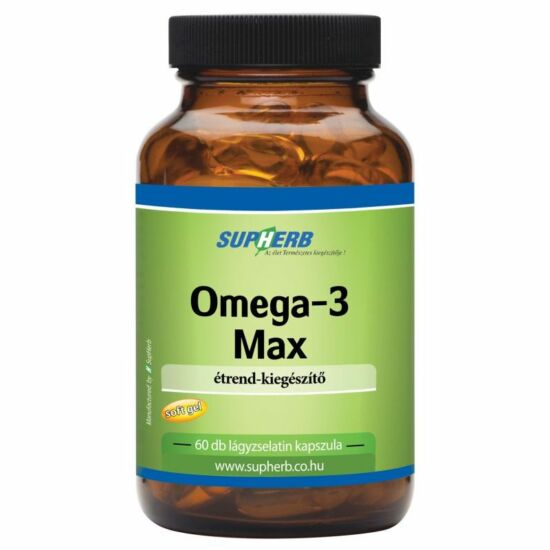 Omega-3 Max 60 db kapszula (SupHerb) 
